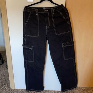 Urban BDG High-Waisted Contrast Stitch Skate Jean